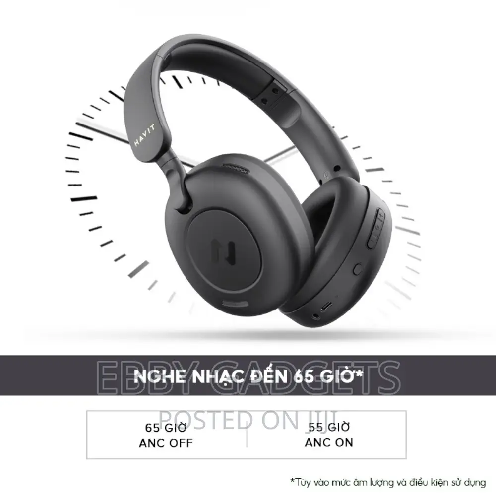 HAVIT H655BT Hybrid Active Nosie Cancellation Wireless Heads