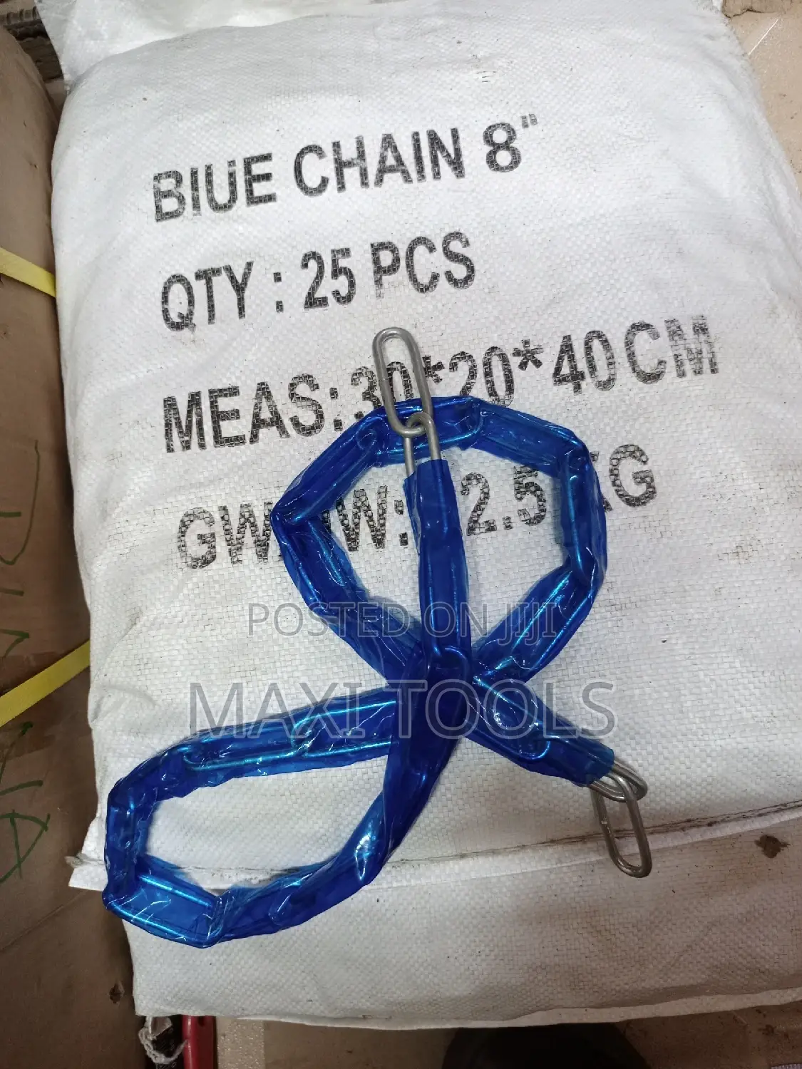 Chain 8 Inches Blue