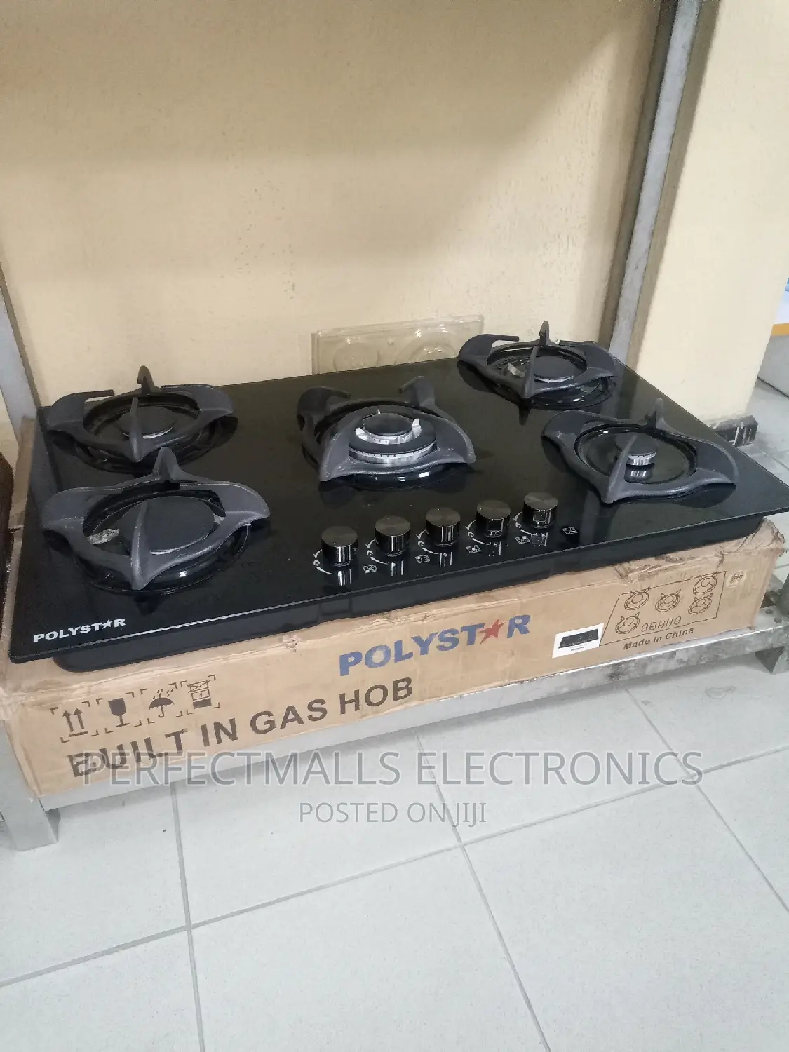7mm 5 Gas Burner Tempered Gas Hub – Pv-Ba8705agps