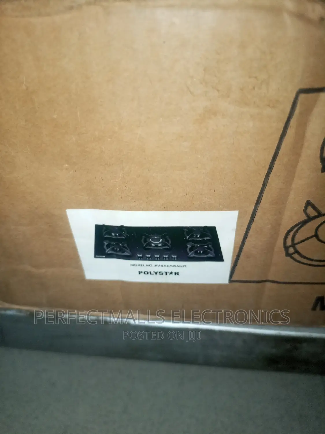 7mm 5 Gas Burner Tempered Gas Hub – Pv-Ba8705agps