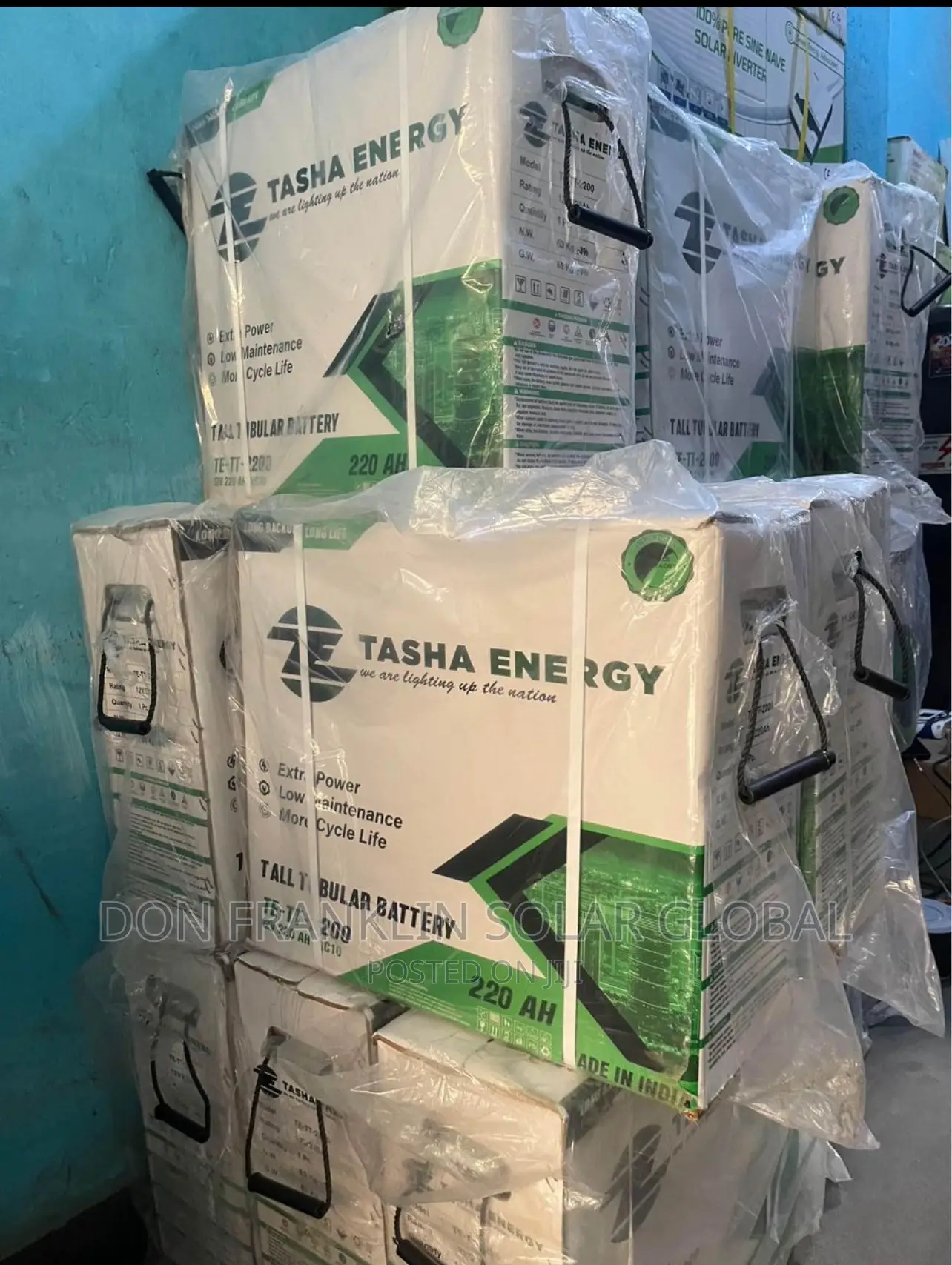 220ah Tasha Energy Solar Tubular Battery  Storage