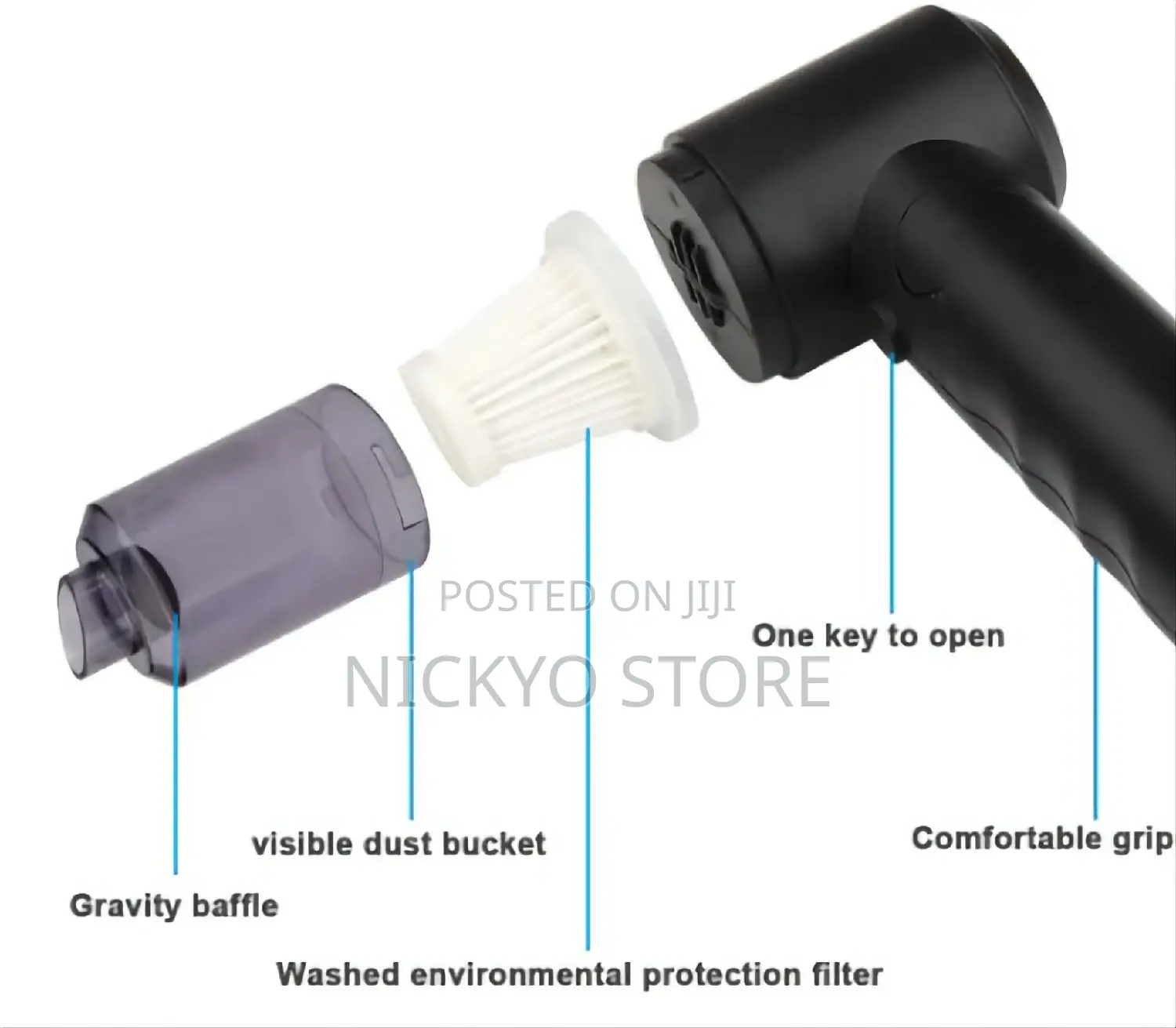 2 in 1 Rechargeable Vacuum Cleaner