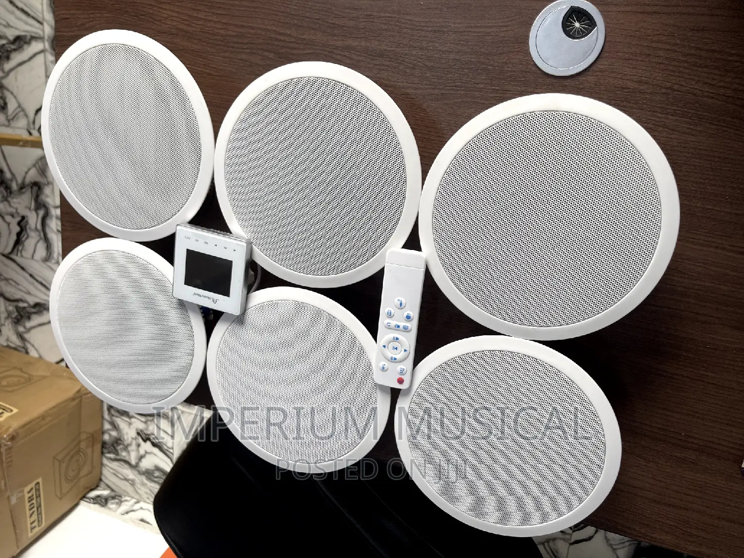 Keypad Amplifier With Ceiling Speakers