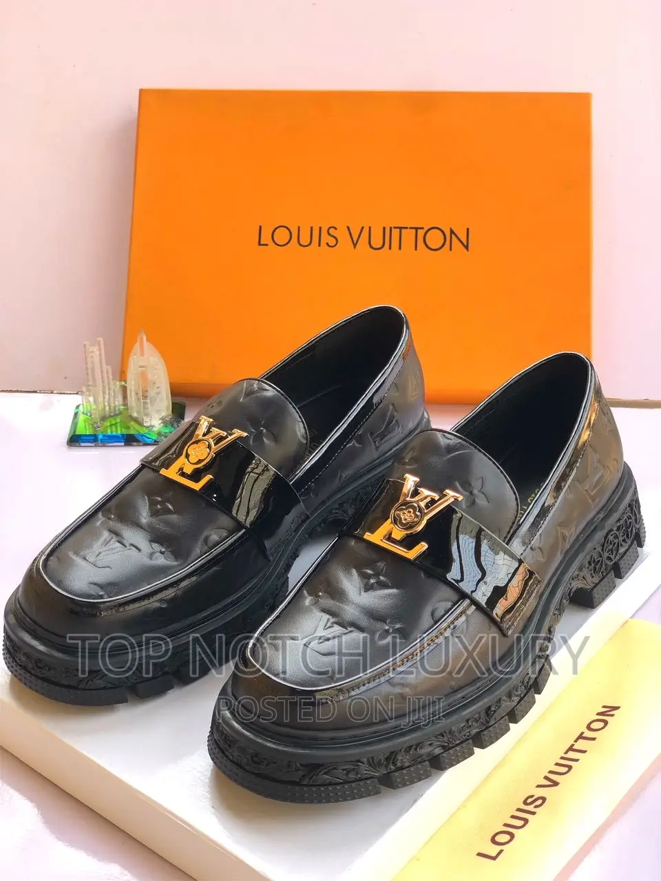 Louis Vuitton Men Luxury Designer Flat Coperate Shoe