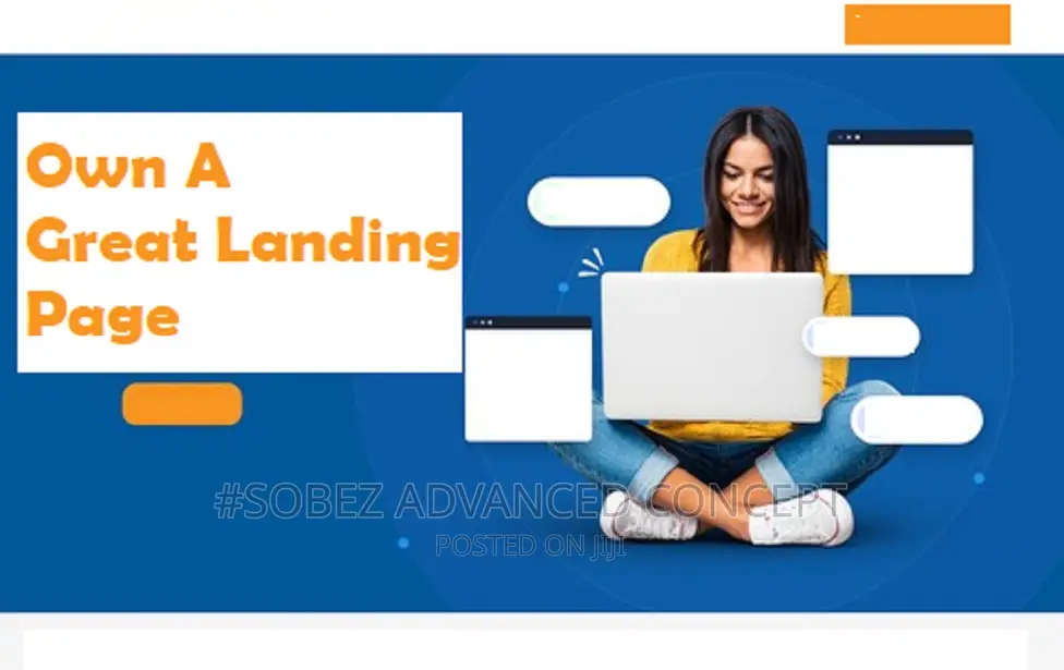 Own an Amazing Website Landing Page