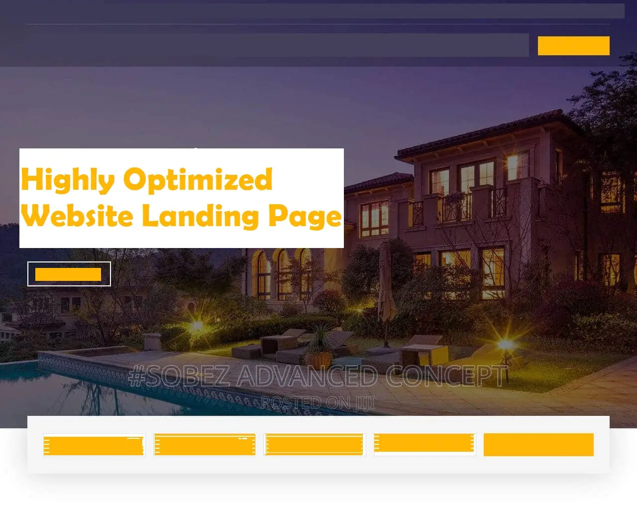Own a Website Landing Page