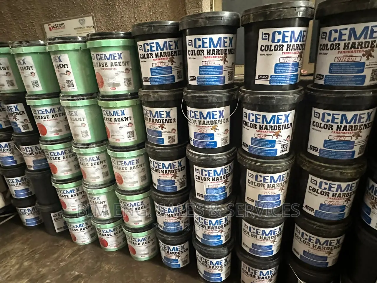 Release Agent, Color Hardener,Polish