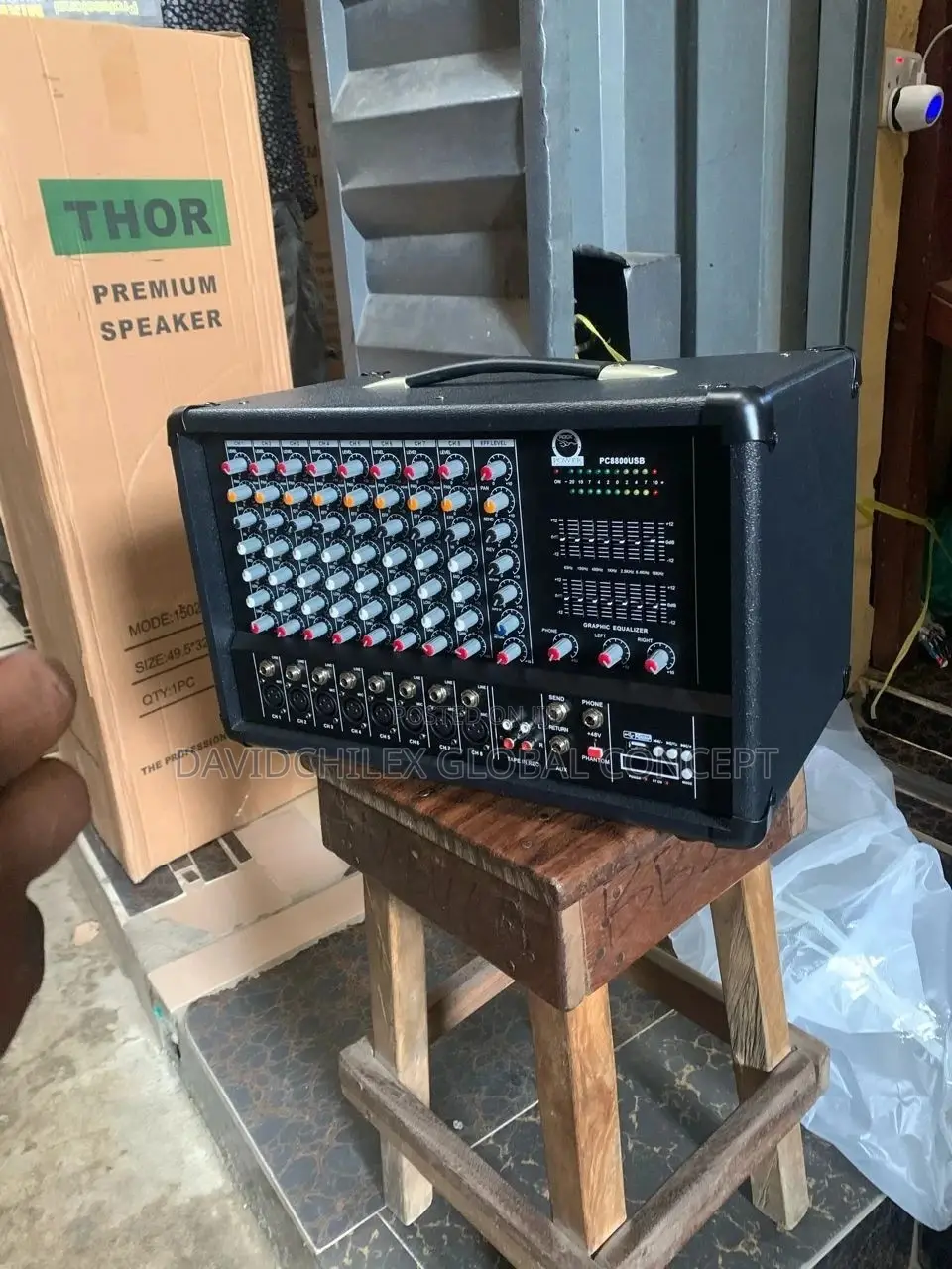8 Channel Rock Power Mixer Amplifier