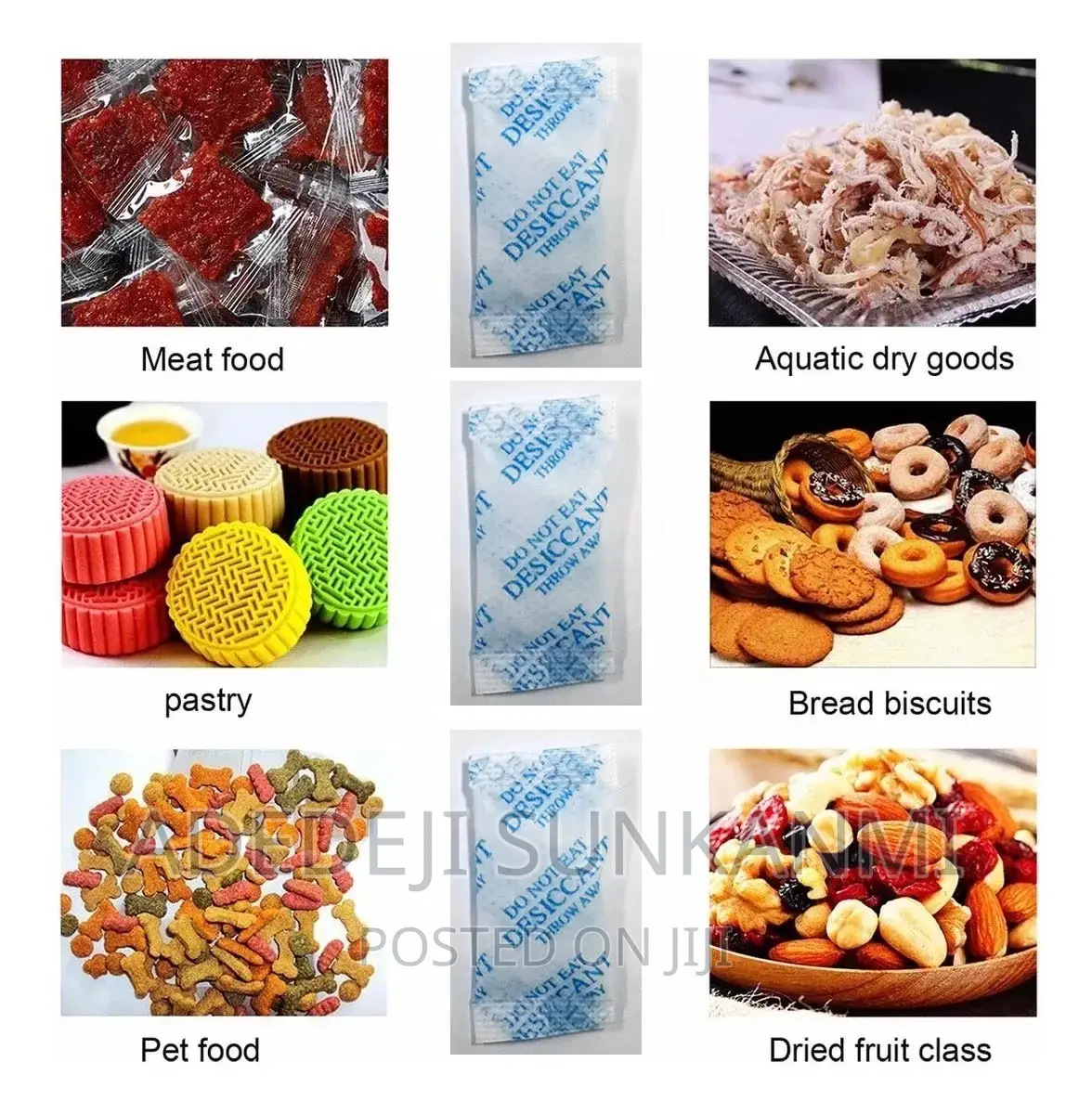 100 Packets Lot Silica Gel Sachets Desiccant Pouches