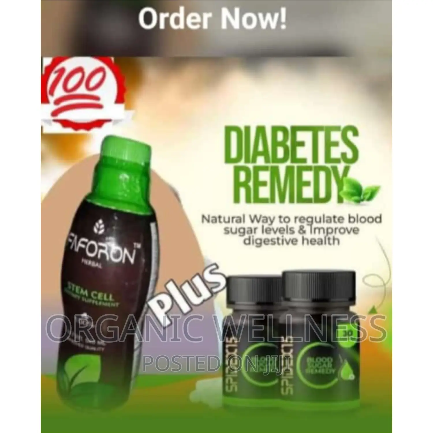 Faforon and Spidex15 Normalize High Sugar Level in D Body