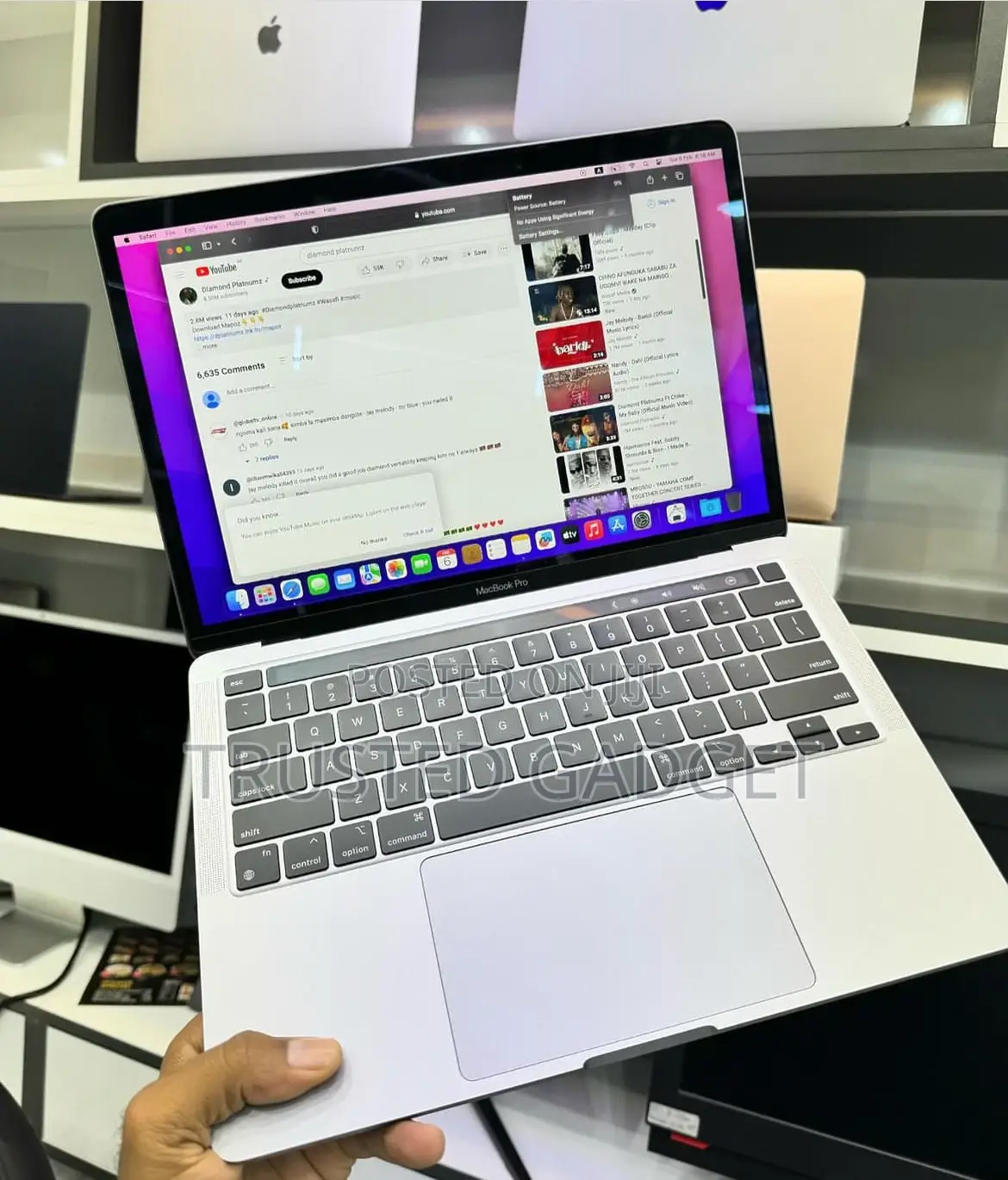 Laptop Apple MacBook Pro 2020 M1 8GB Intel Core i5 SSD 256GB