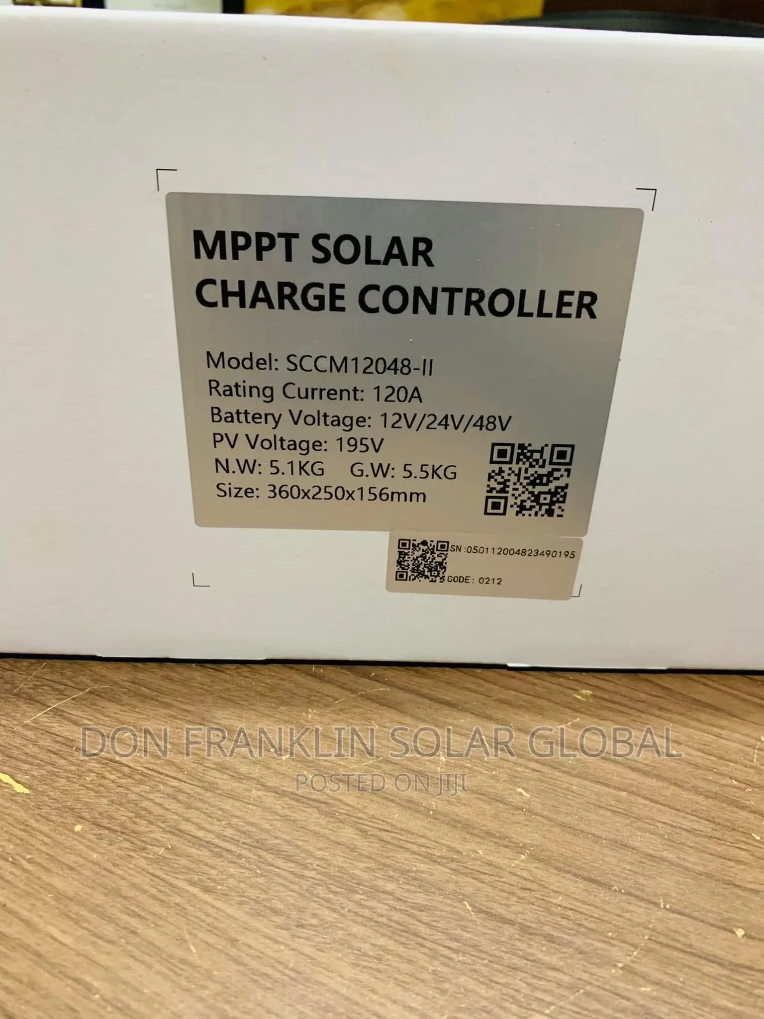 120ah /48v Felicity MPPT Solar Charge Controller