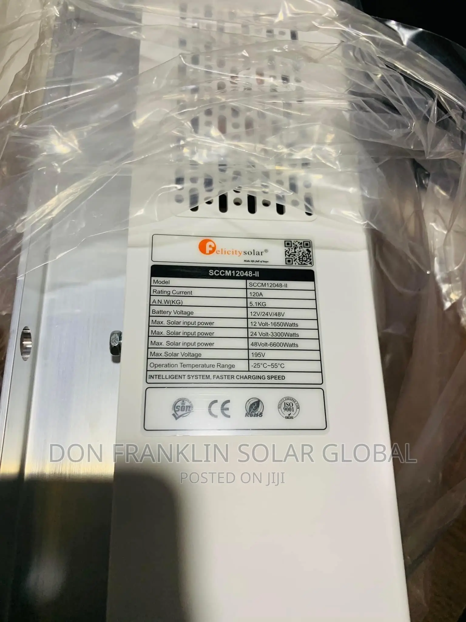 120ah /48v Felicity MPPT Solar Charge Controller
