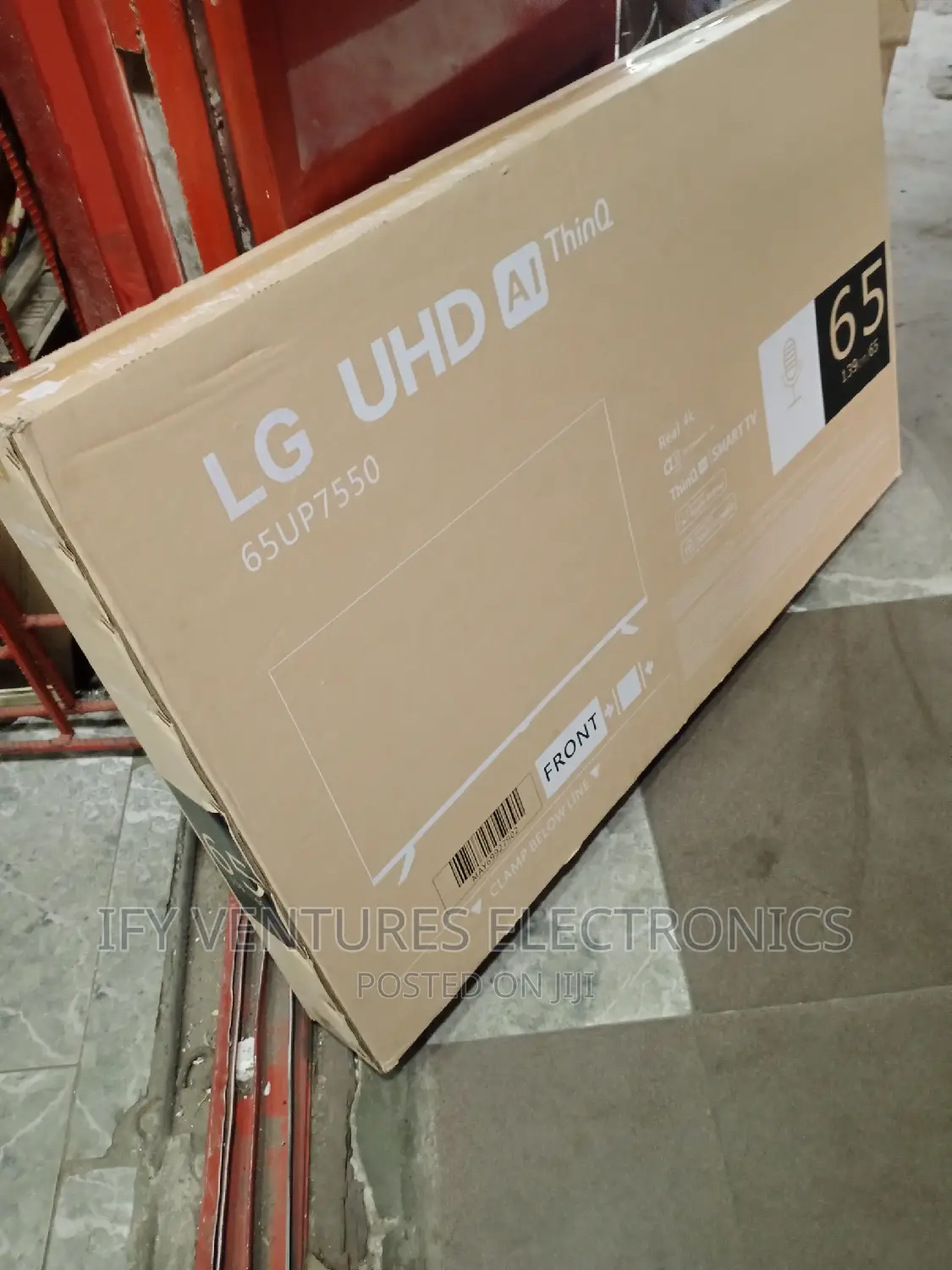 65"LG Smart TV With Bluetooth and Voice Recognition.