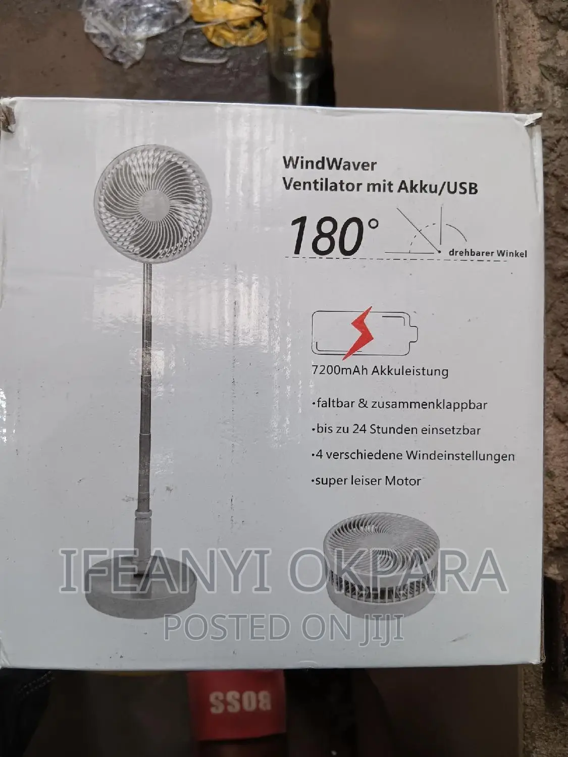 Rechargerble Foldable Fan