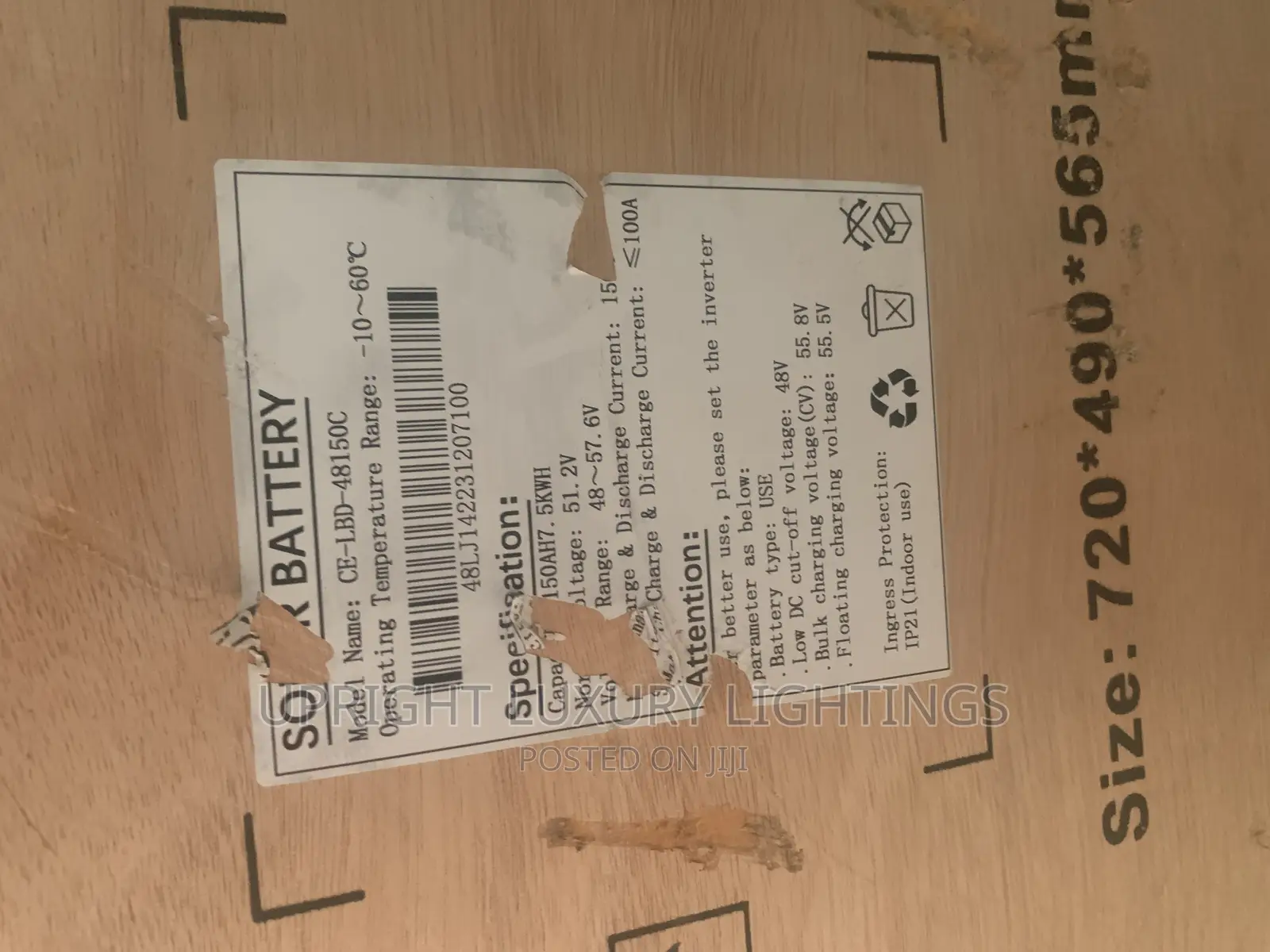 5kwh 48v Cworth Energy Lithium Batteries.