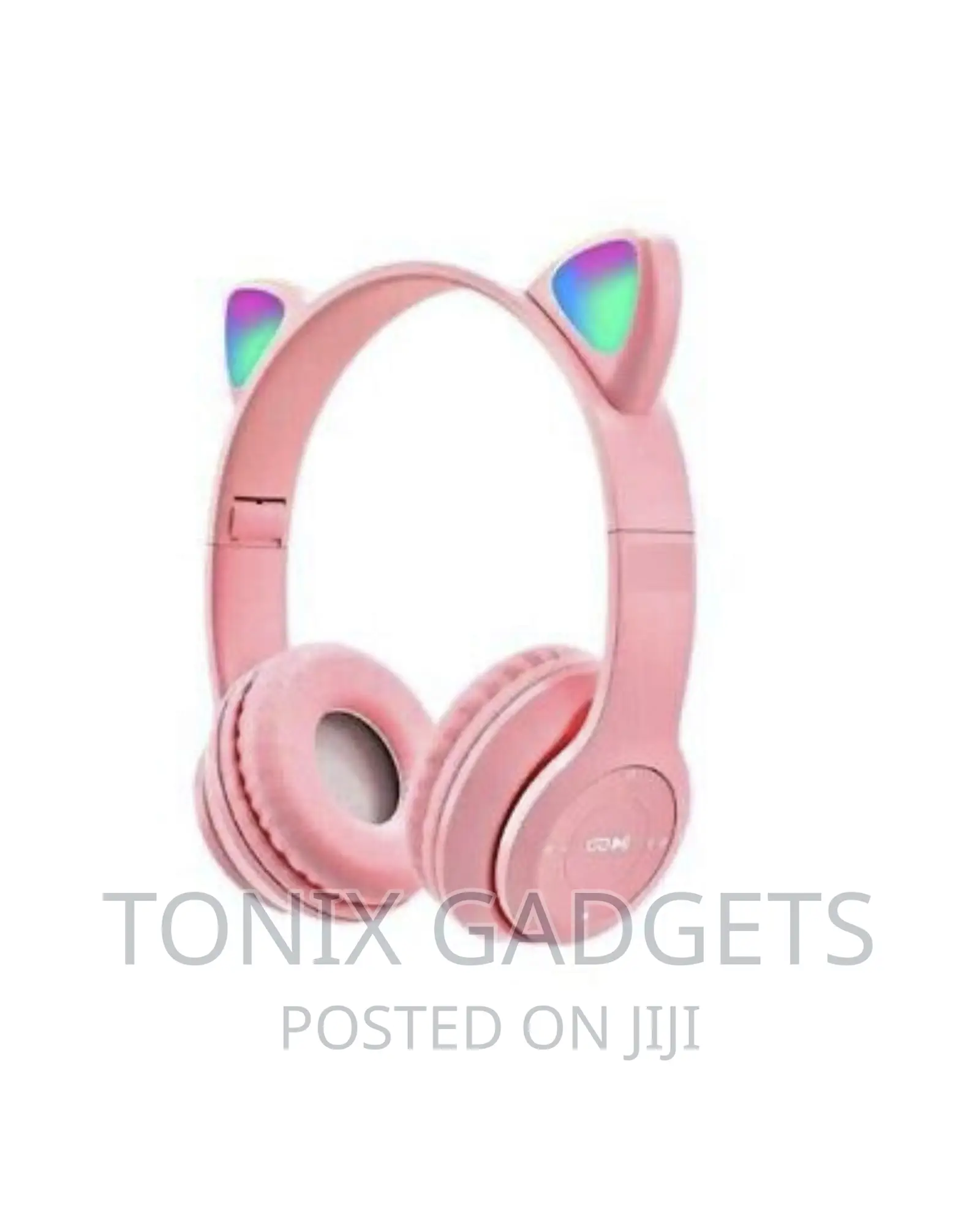 Cat Ear Headphones With Led, Microphone Excellent Audio