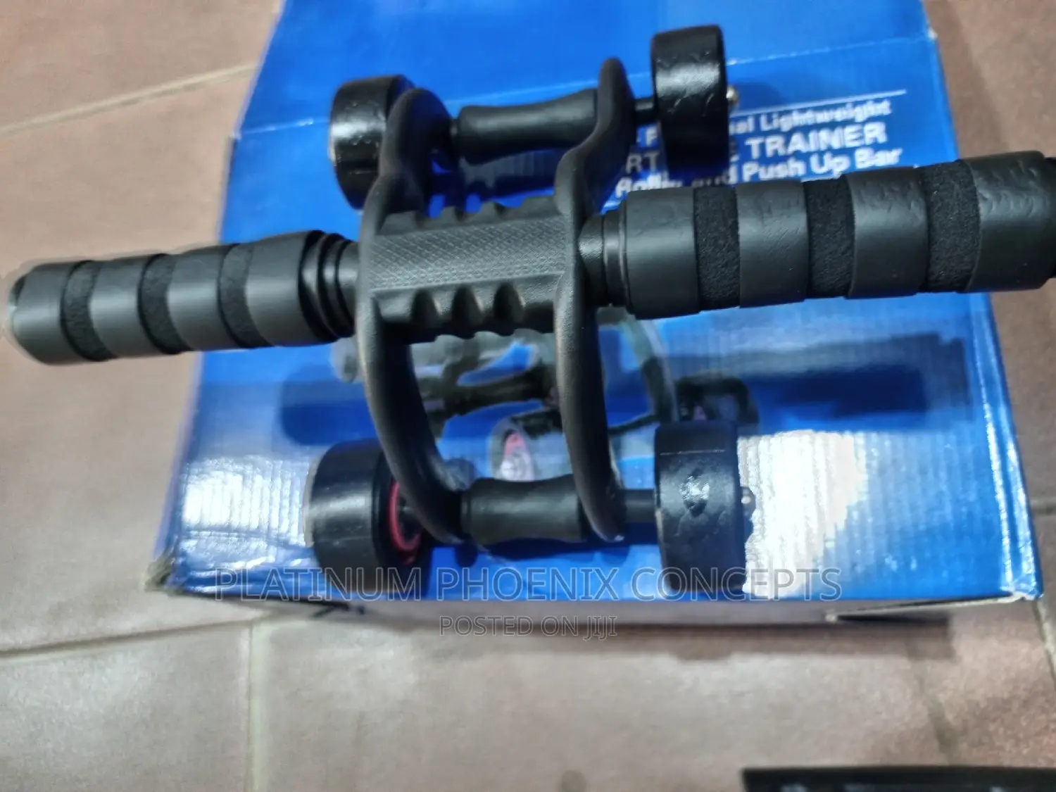 Portable Trainer Ab Roller and Push Up Bar
