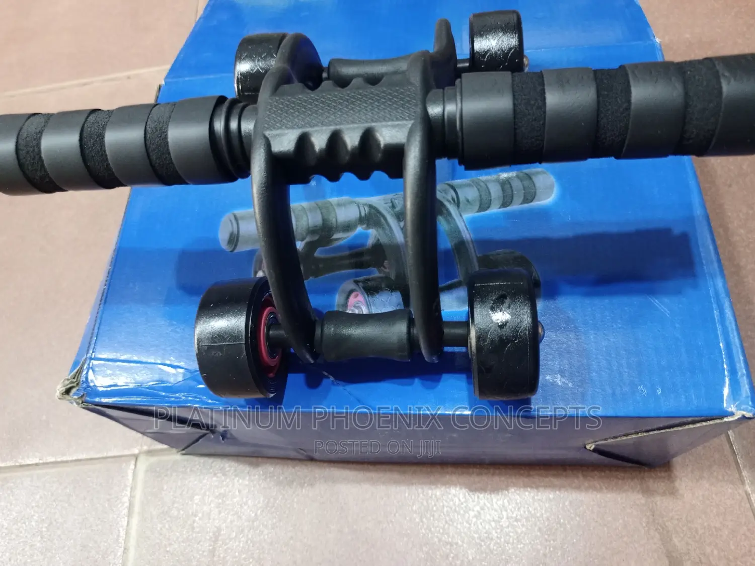 Portable Trainer Ab Roller and Push Up Bar