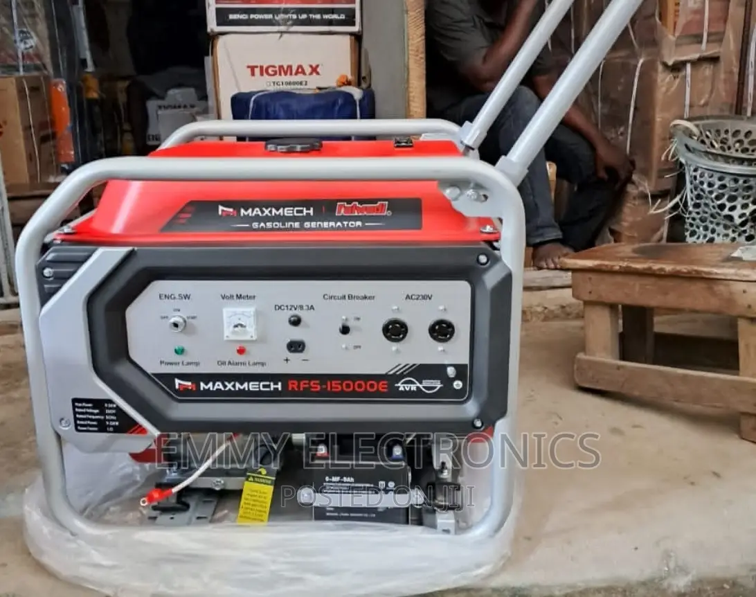 12kva Maxmech Petrol Generator 100% Copper Coil