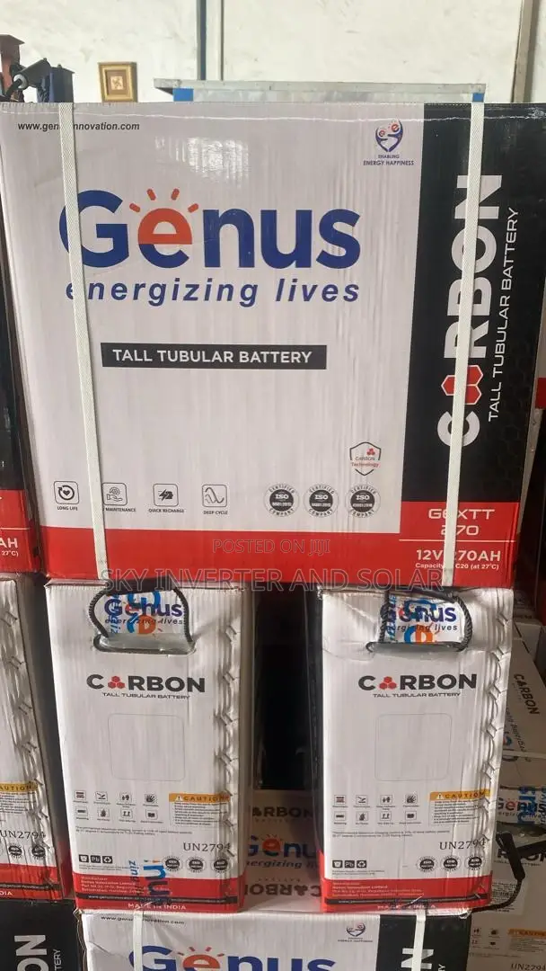 270ah Genus Carbon Tubular Battery