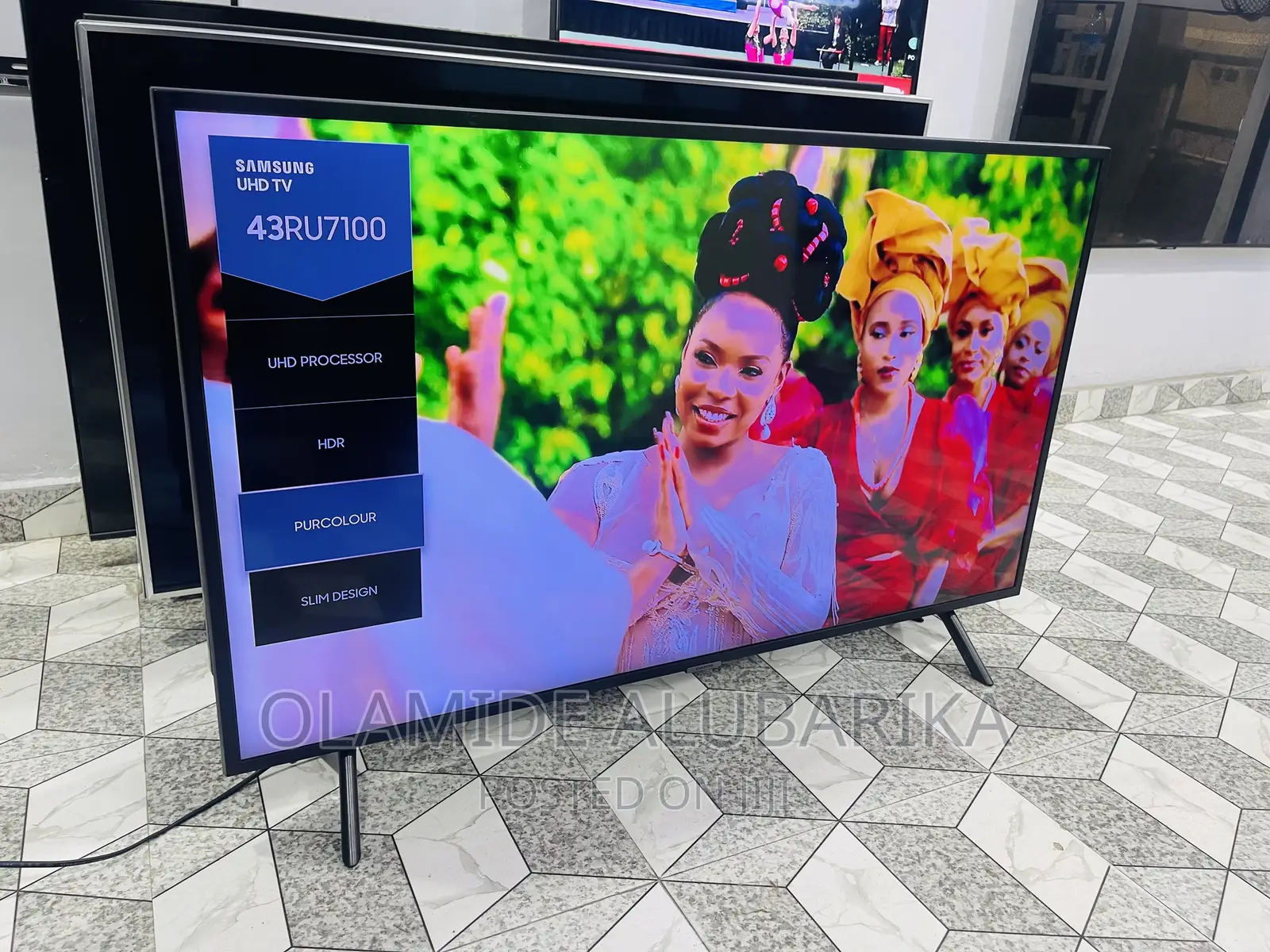 Samsung Nu7100 43" Class HDR Uhd Smart TV
