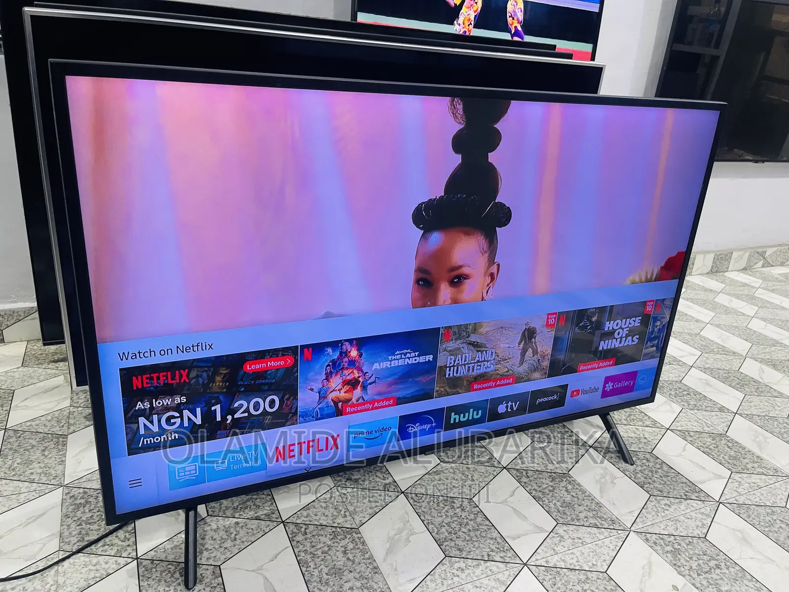Samsung Nu7100 43" Class HDR Uhd Smart TV