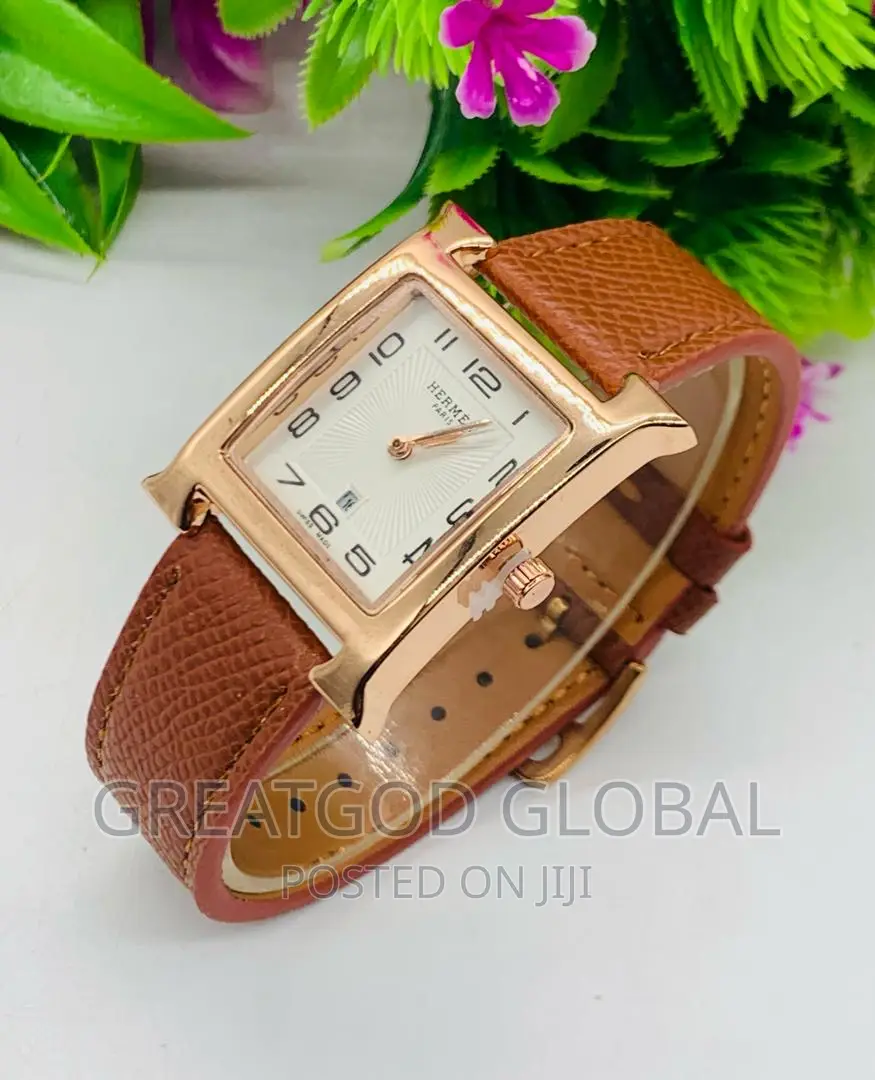 HERMES FEMALE Design Wristwatch Available in Colors