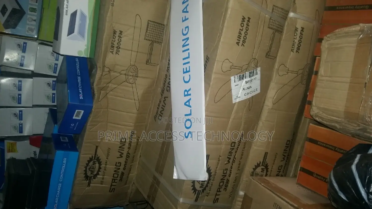 High Efficiency Solar Ceiling Fan