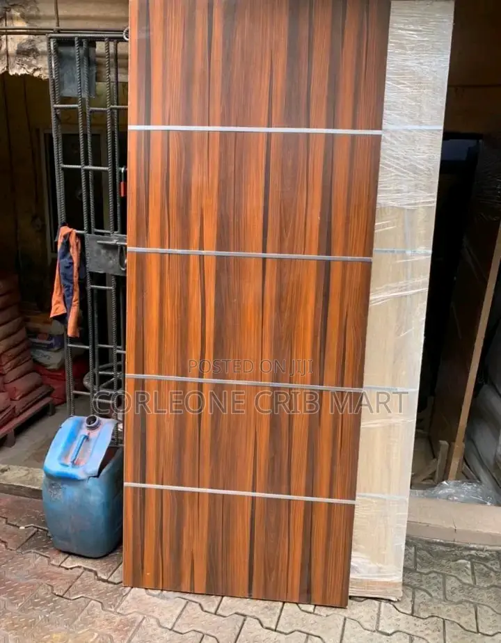 Walnut Colour HDF Pure Wooden Door