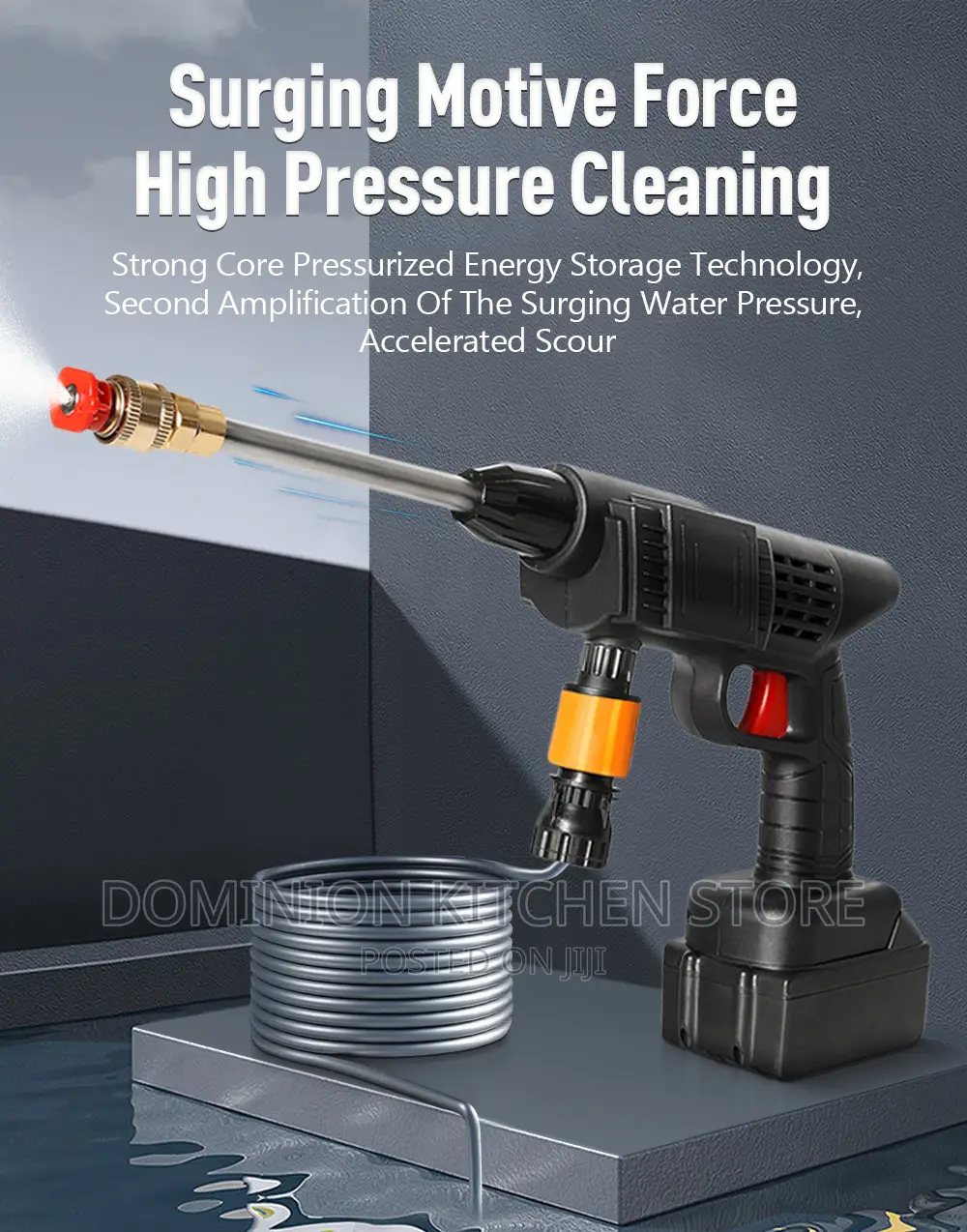 48vf Portable High Pressure Washer Car Washing Machine Water