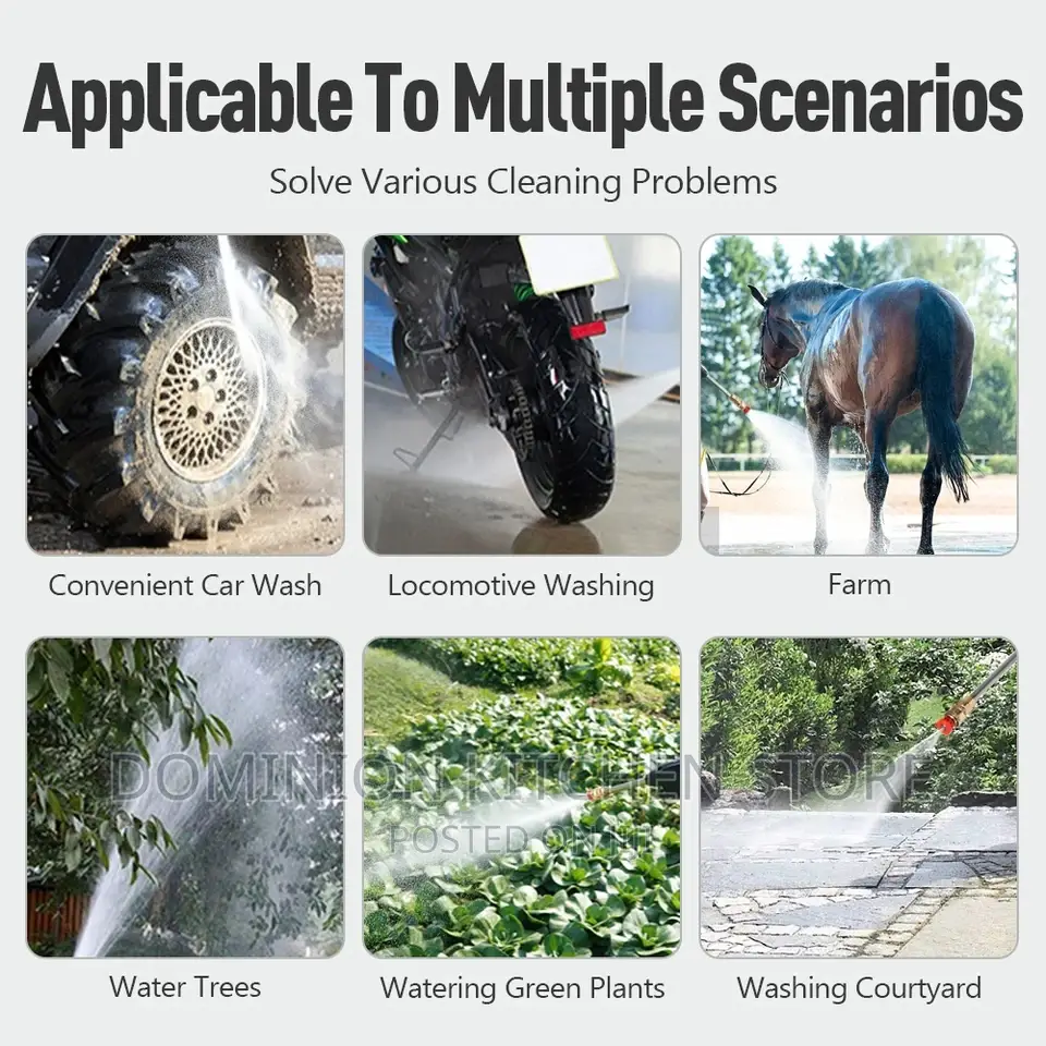 48vf Portable High Pressure Washer Car Washing Machine Water