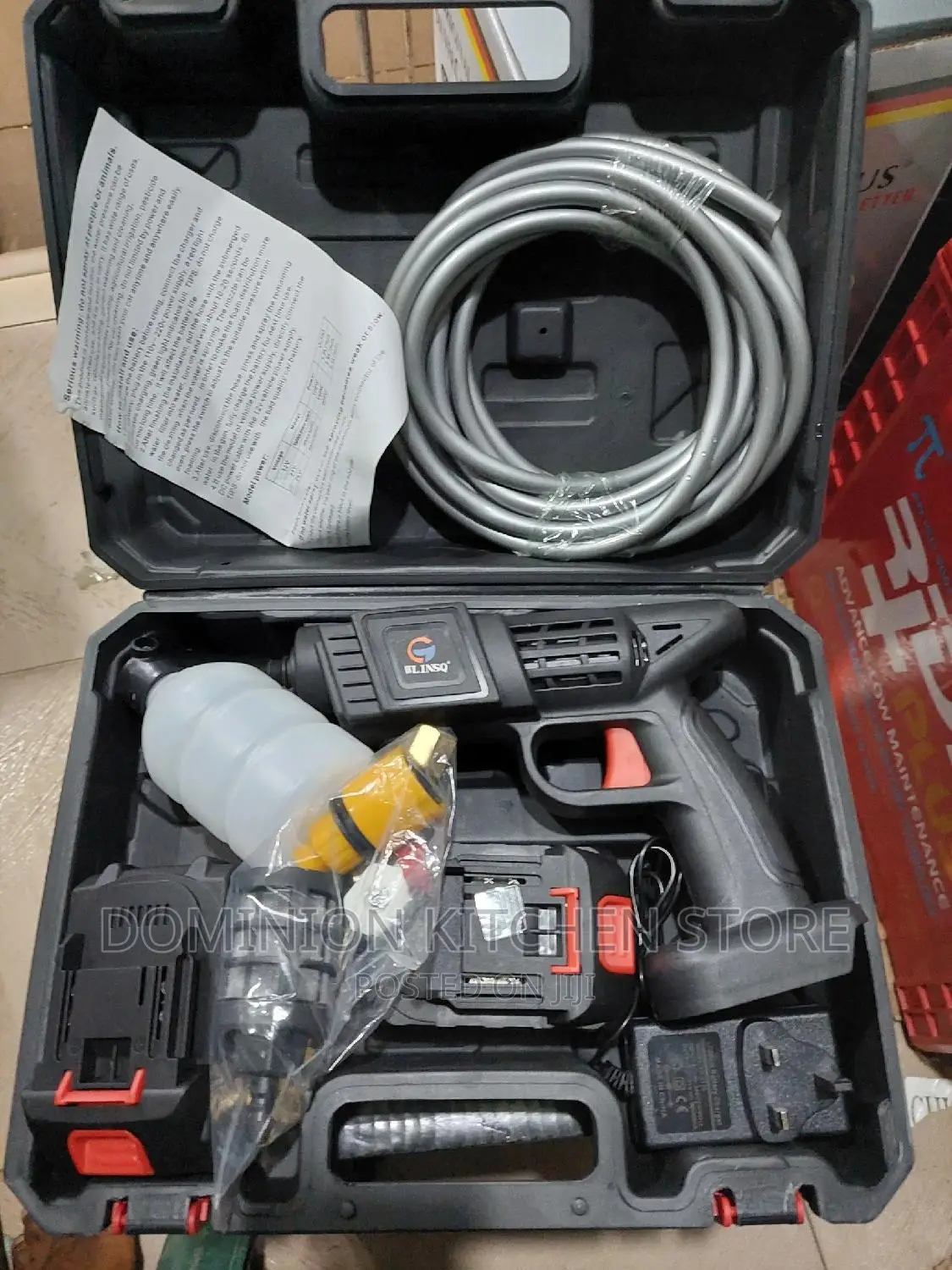 48vf Portable High Pressure Washer Car Washing Machine Water