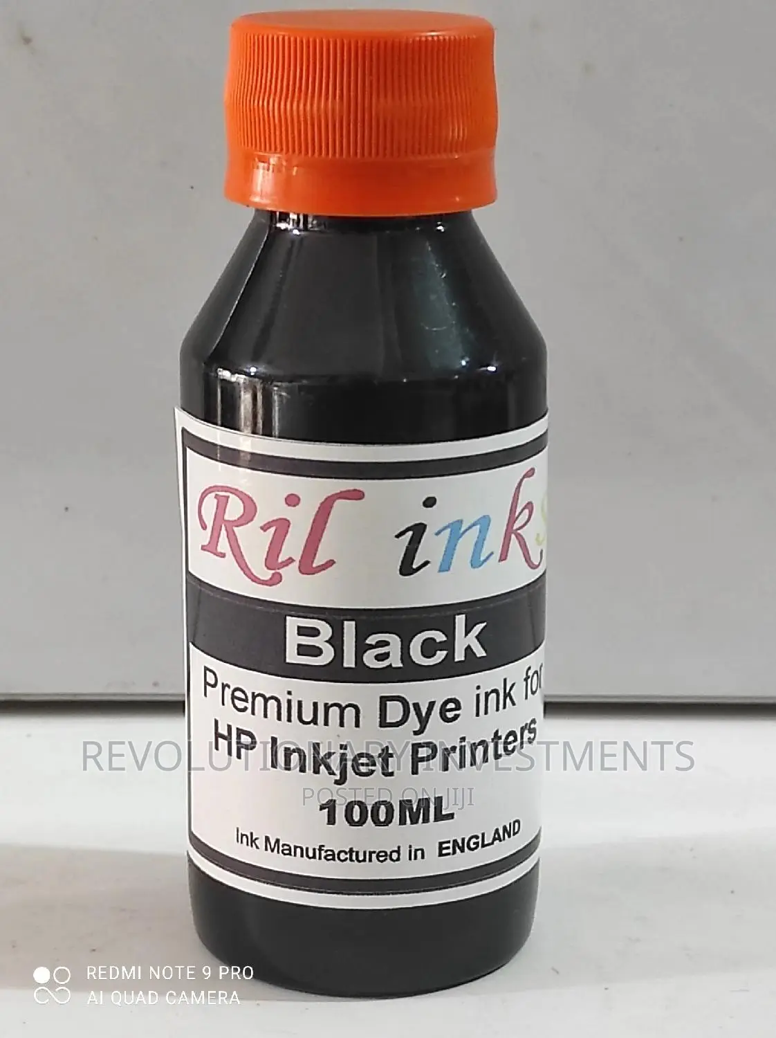 Ril HP Refill Ink 100ml Black