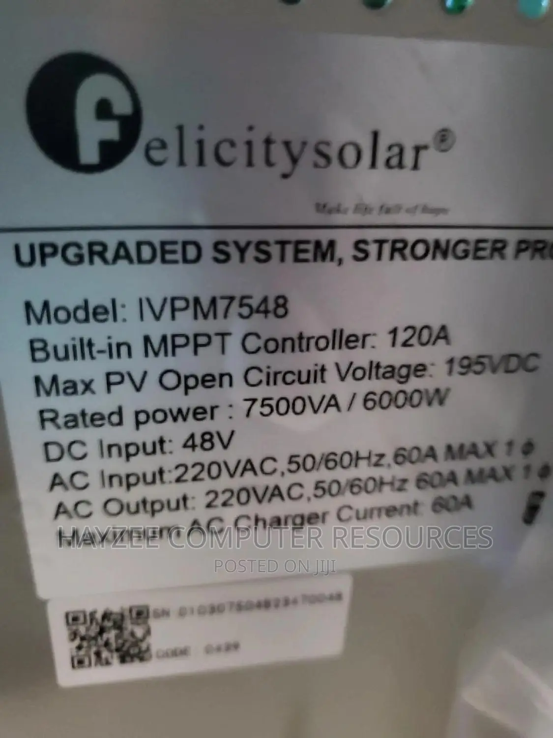 Installation of 7.5kva Hybrid Inverter With 5000wats Solar