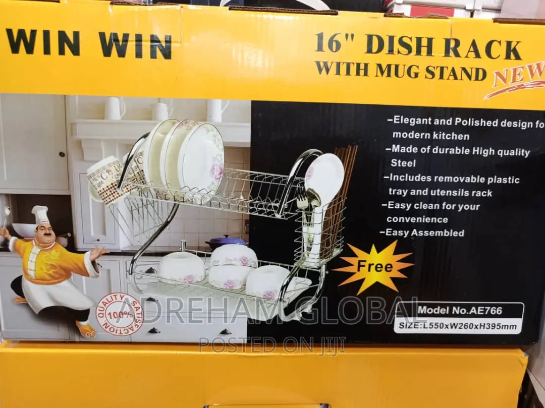 Win Win "16 Dish Drainer With Mug Stand
