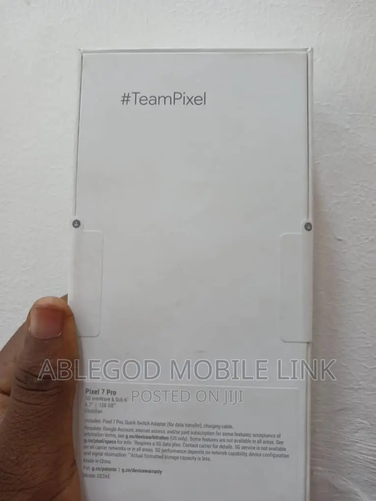 New Google Pixel 7 Pro 128 GB Black