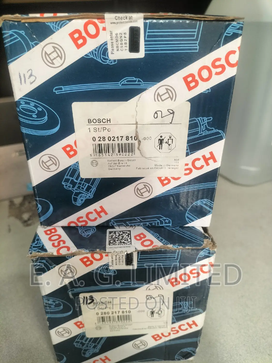 Air Mass Sensor BOSCH 0 280 217 810 M-Class E-Class C-Class