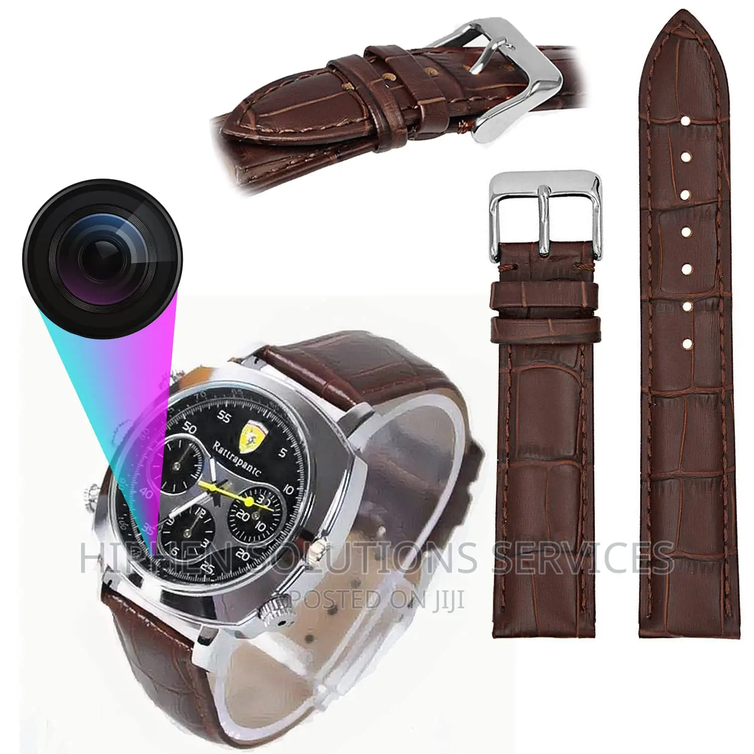 Spy Wrist Watch Hidden Audio/Video