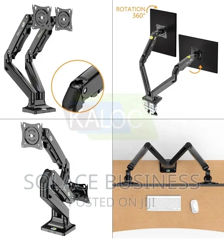 KALOC DS110-2 Dual Computer Monitor Mount For 17- 32 Inch