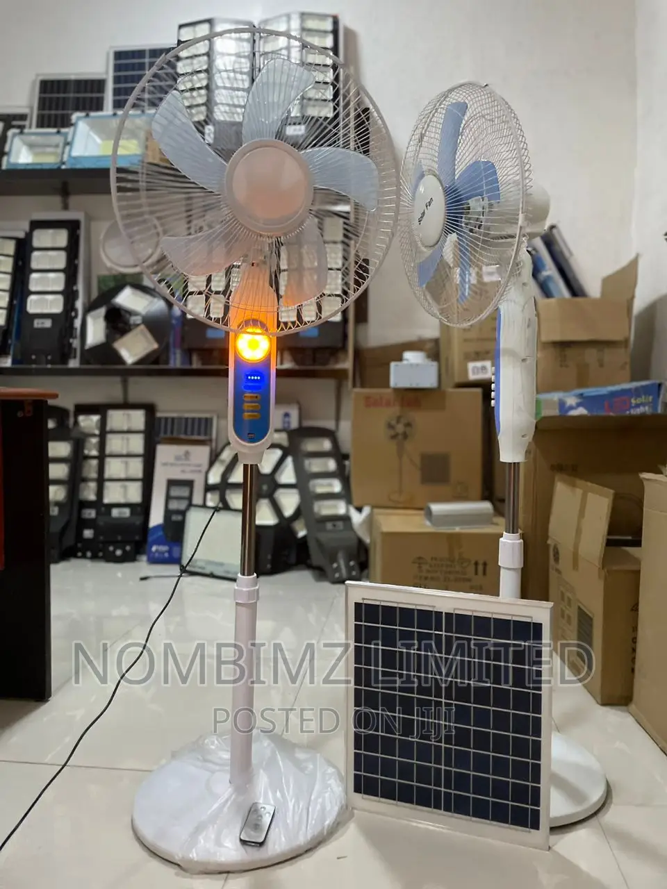 All in One Solar Fan With Remot and Meosquito Trap Light