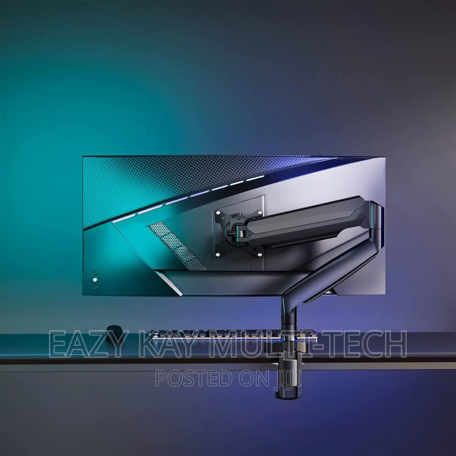 SMAAT Single Gas Spring Monitor Arm for 13"-35" Screen