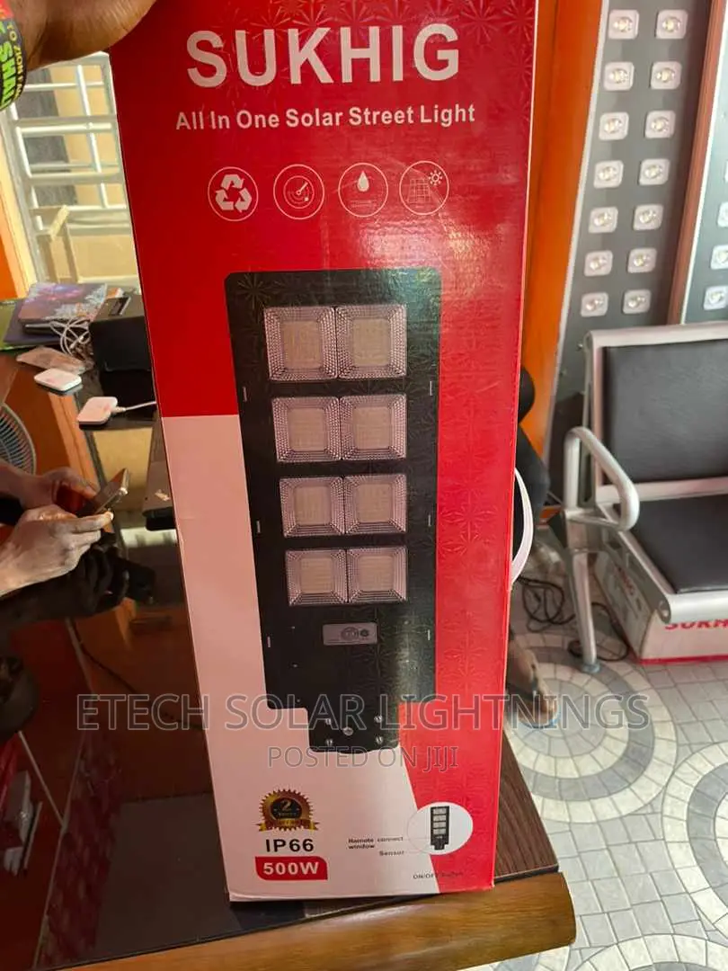 Original 500 Wats L E D All in One Solar Street Light