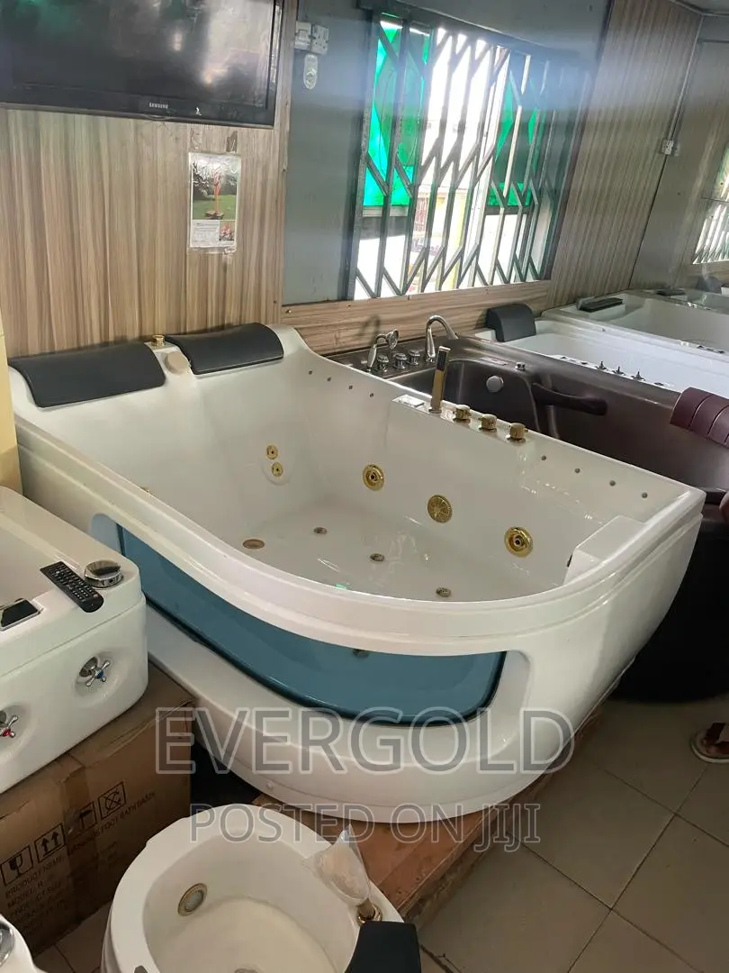 Double Jacuzzi With Gold Accessories Available With Warrant