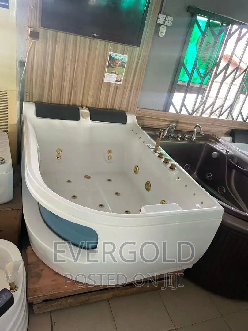 Double Jacuzzi With Gold Accessories Available With Warrant