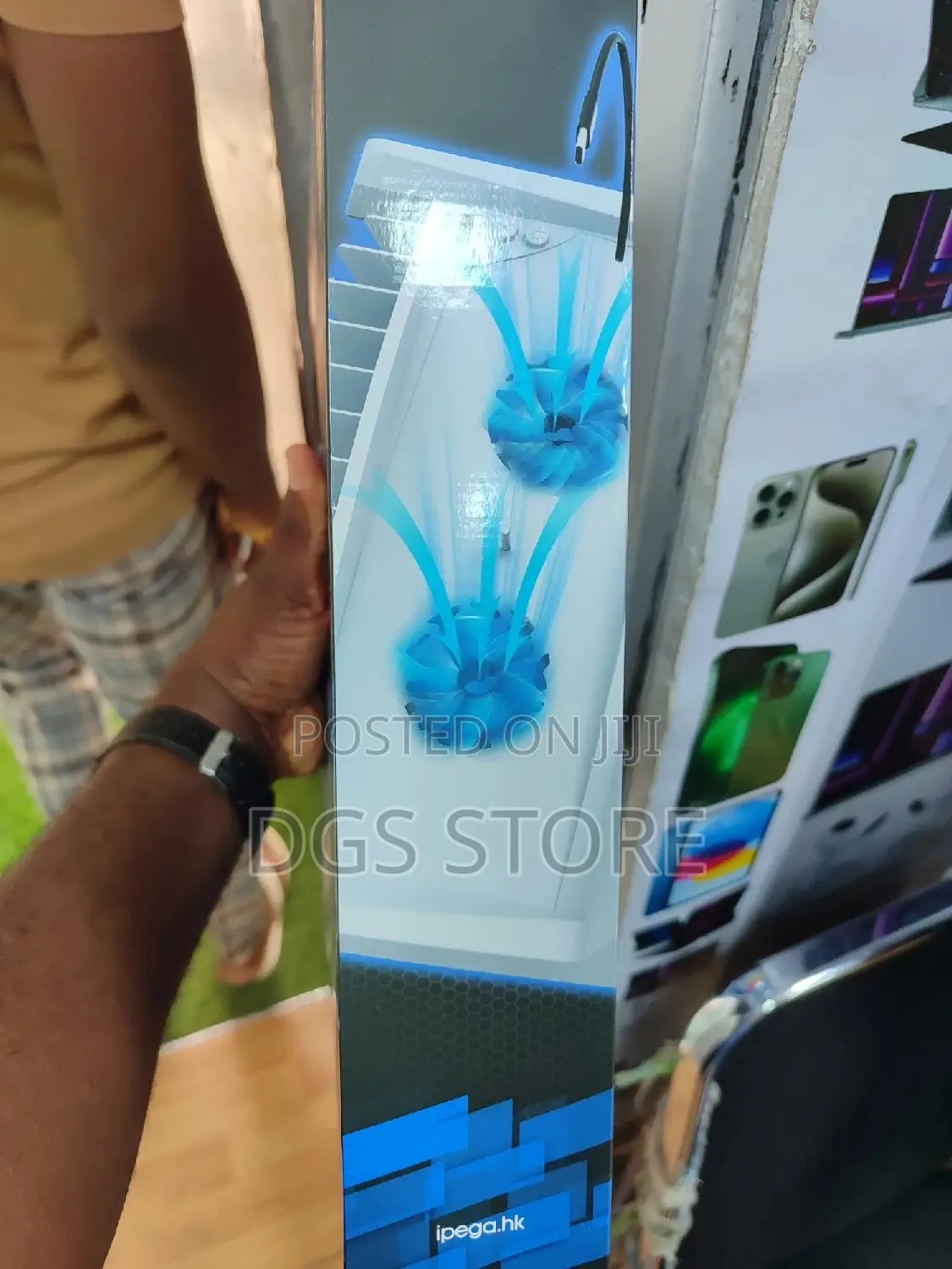 Ipega Vertical Stand for PS5 Flat and PS5 Slim With RGB