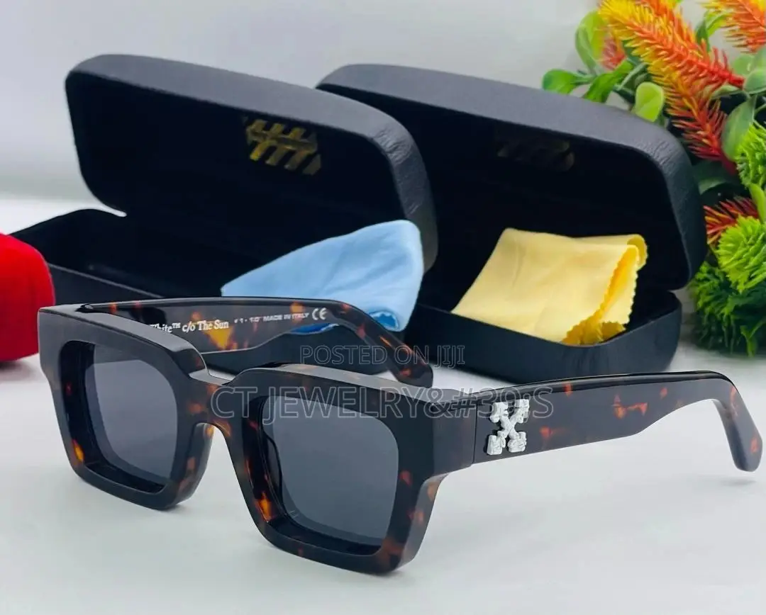 Original Bolf Frame Off-White Shades in Blue, Brown, Red White (Thick)