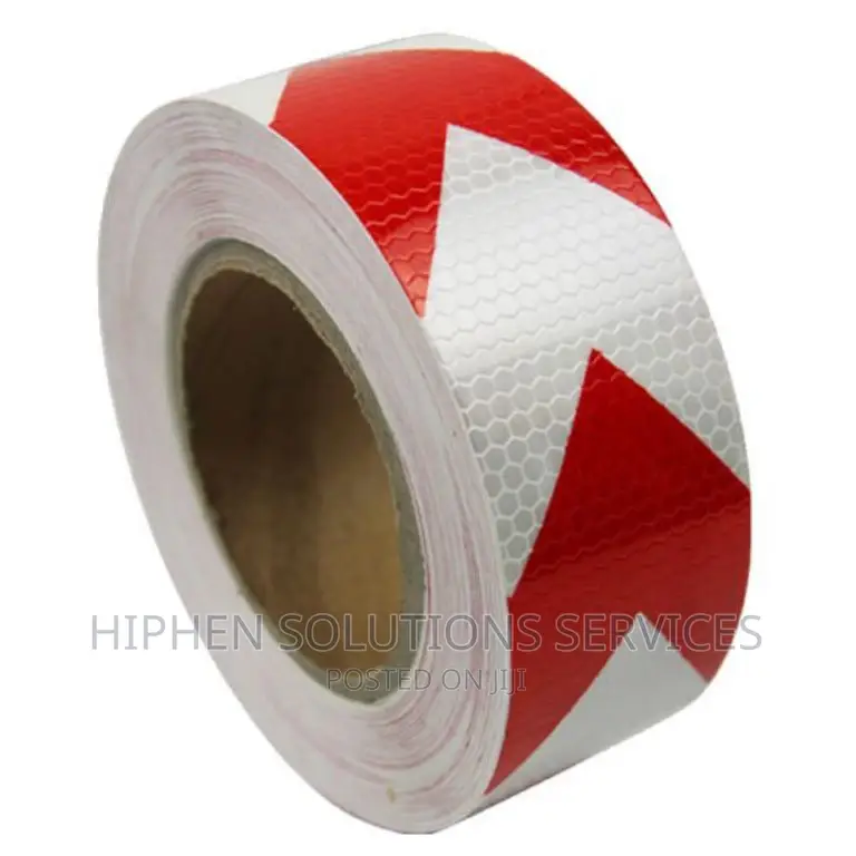 Red White Reflective Adhesive Conspicuity Outdoor Waterproof
