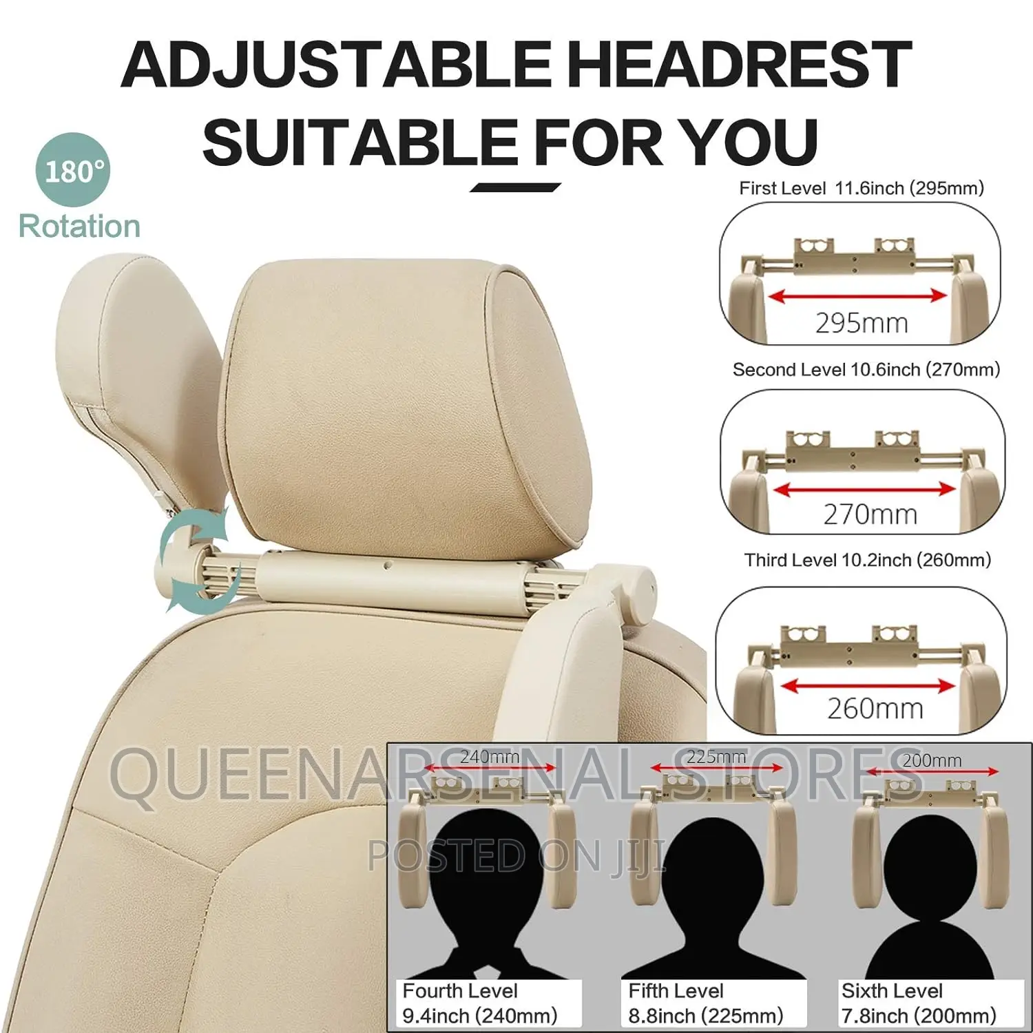 Car Headrest Pillow