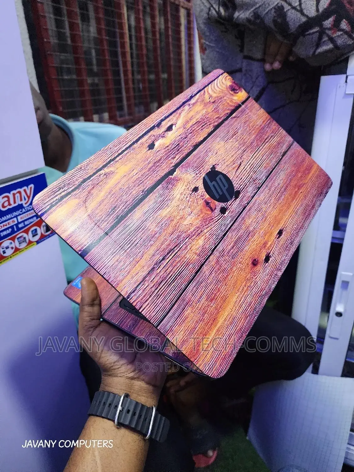 New Wooden Lapptop and Phone Stickers